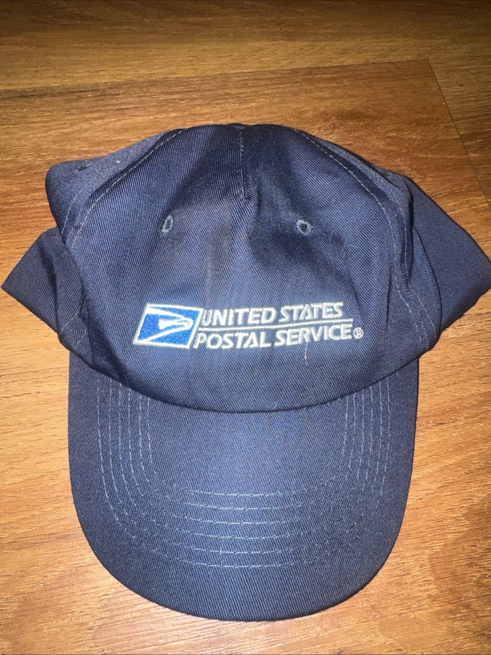 USPS United States Postal Service Navy Blue Embroidered Logo Adjustable Hat Cap